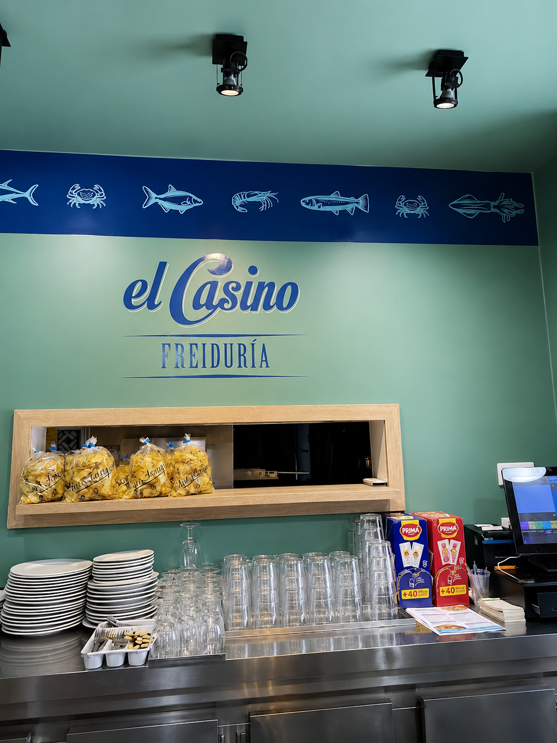 Identidad visual de El Casino Food & Friends