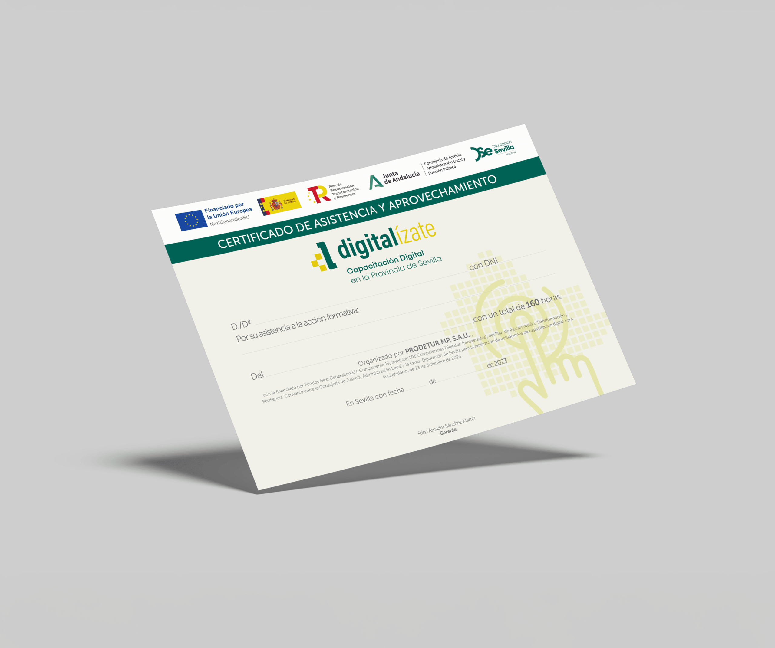 Digital&iacute;zate: branding para programa de formaci&oacute;n digital en Sevilla