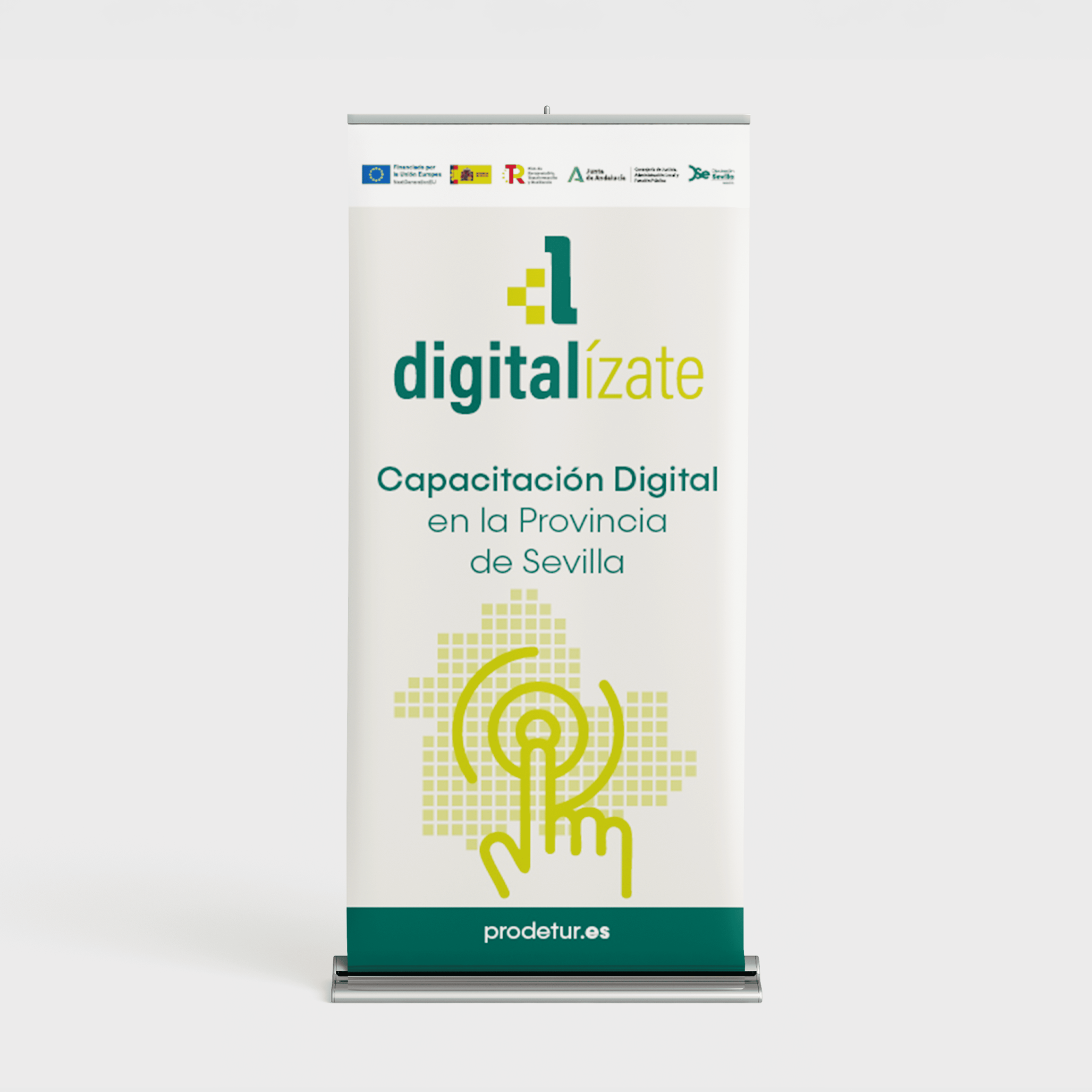 Digitalízate: branding para programa de formación digital en Sevilla