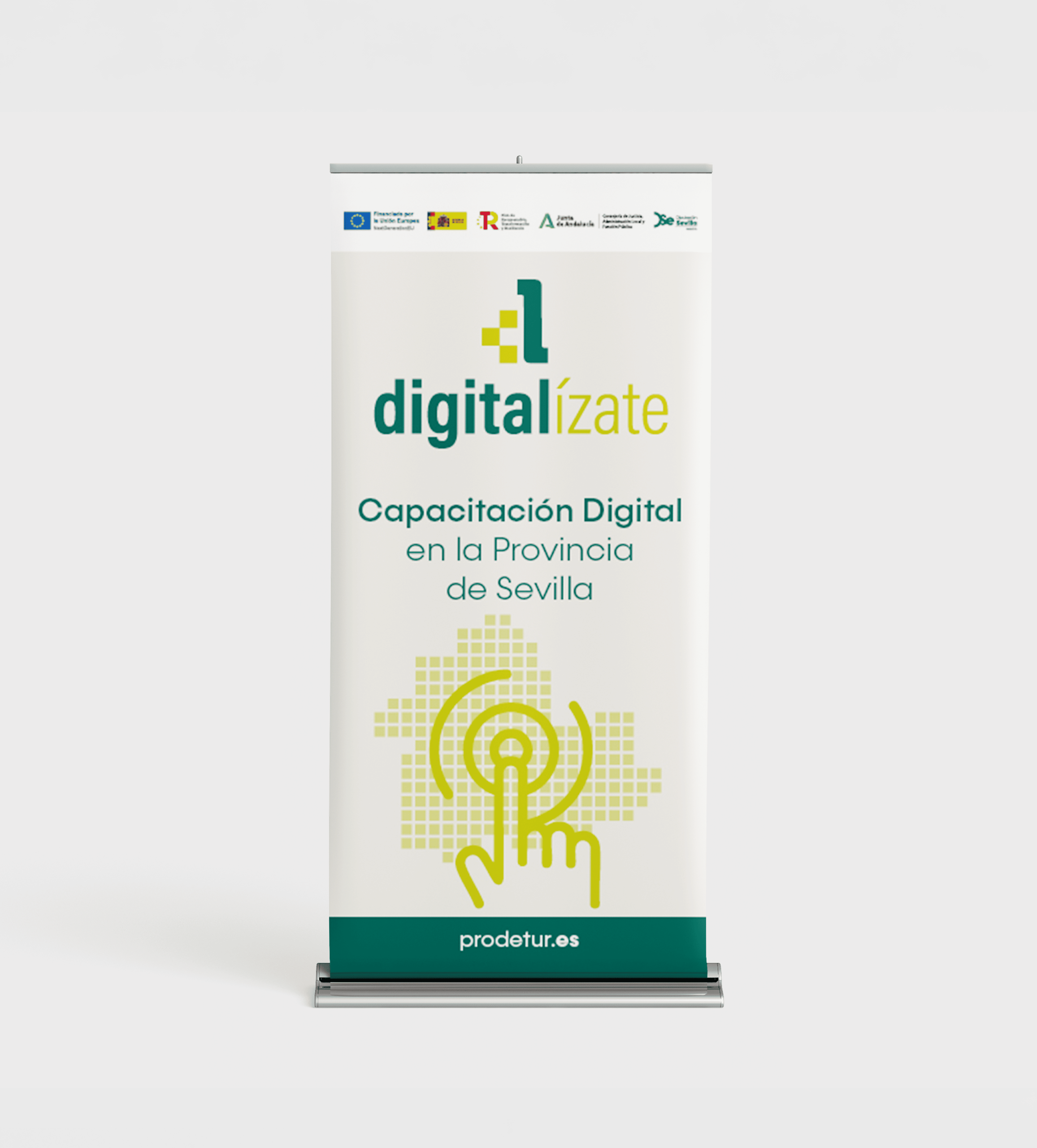 Digital&iacute;zate: branding para programa de formaci&oacute;n digital en Sevilla