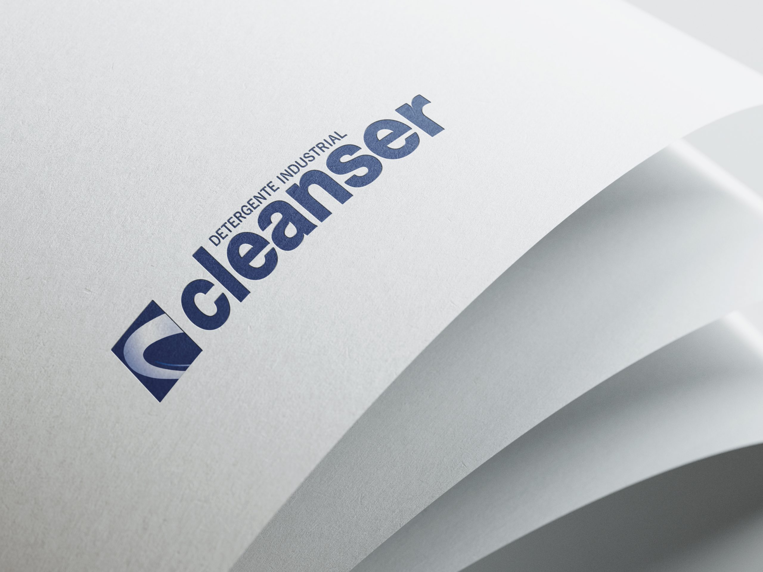 Logotipo de Cleanser, fabricante de detergentes industriales