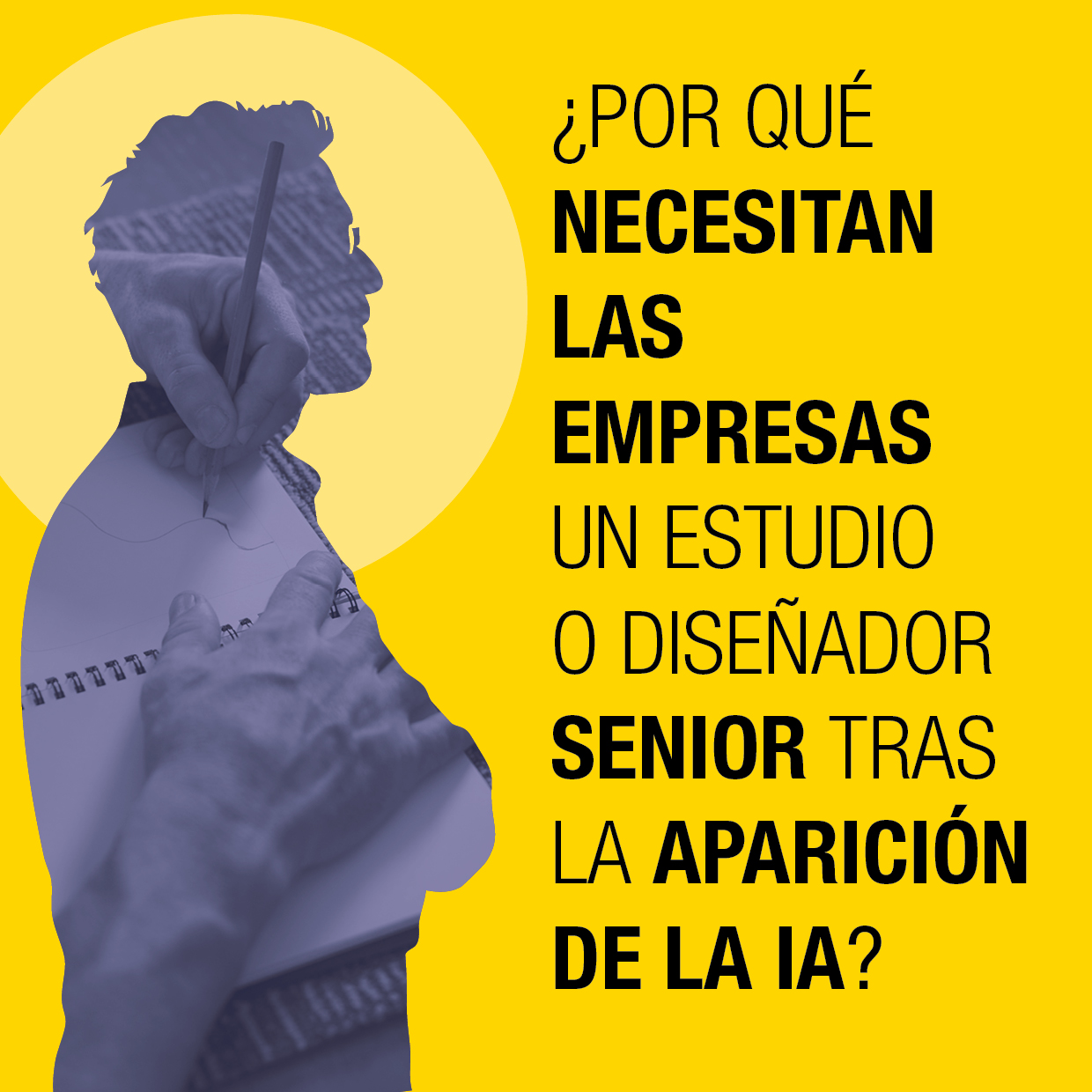 Diseñador senior inteligencia artificial. Aplicando criterio y branding estratégico con herramientas de inteligencia artificial en estudio de diseño en Sevilla