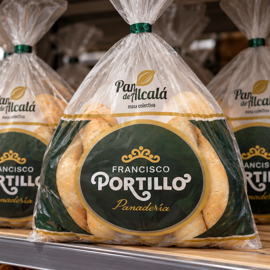 Packaging para panadería Francisco Portillo